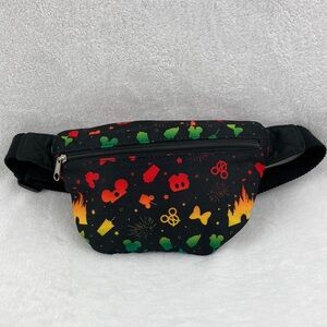 Disney Parks Colorful Mickey Mouse Fanny Pack OS